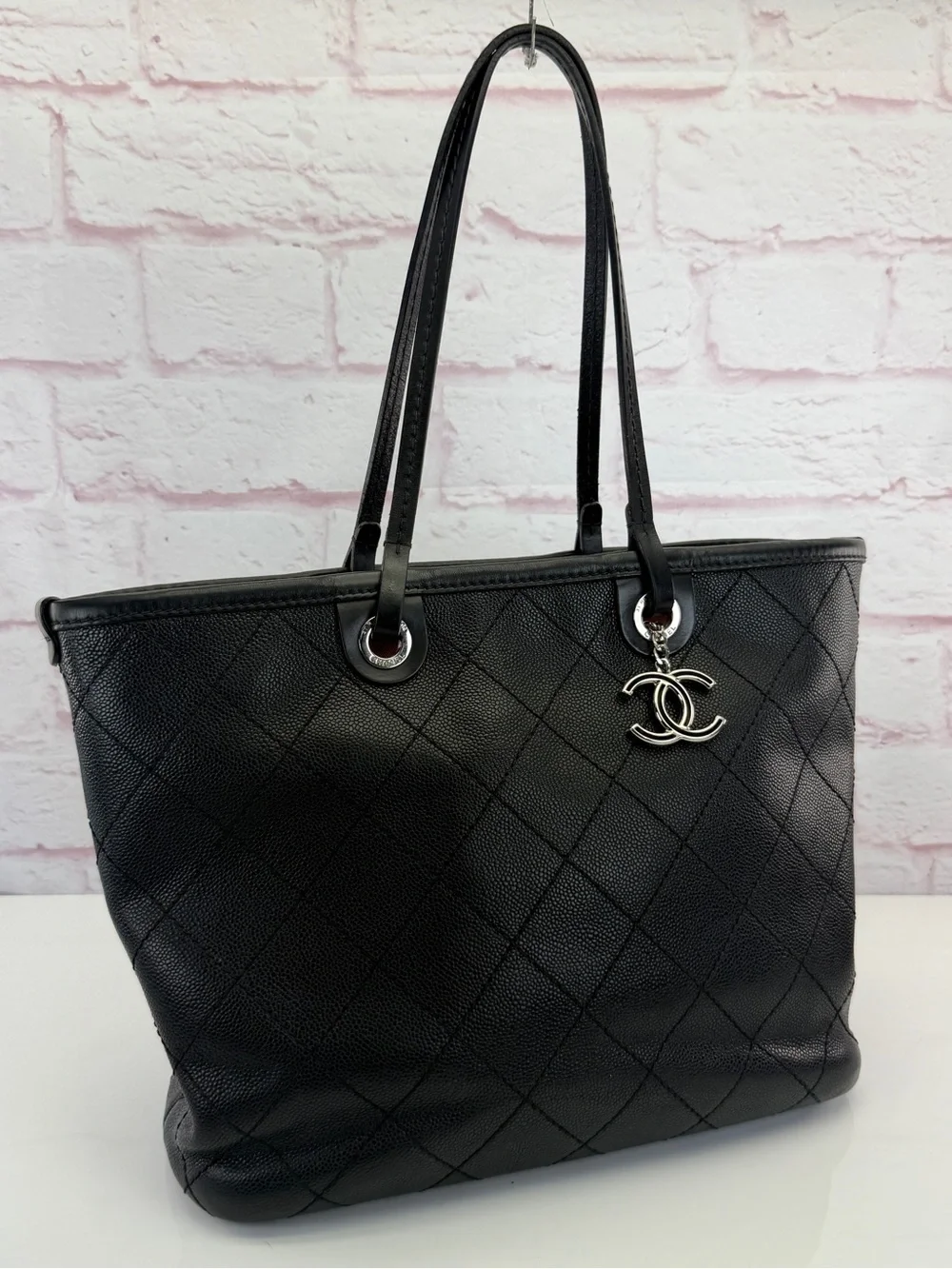 Chanel Caviar Quilted Shopping Fever Tote - Picture 3 of 16